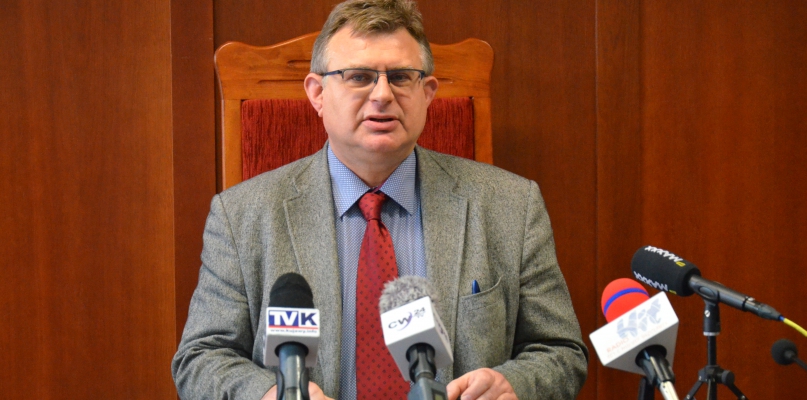 Wojciech Szpyrkowicz, prezes Sądu Rejonowego we Włocławku. Fot. DDWloclawek.pl