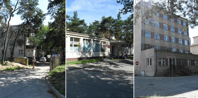 Drugi etap przebudowy szpitala obejmie trzy budynki. Fot. Natalia Seklecka