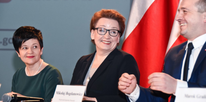 Minister edukacji, Anna Zalewska podczas wizyty we Włocławku. Fot. Łukasz Daniewski