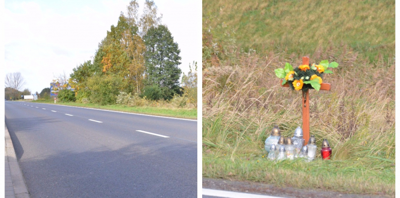 Do wypadku doszło w piątek, 6 października rano w Modzerowie (gm. Włocławek) na drodze krajowej nr 62. Fot. DDWloclawek.pl