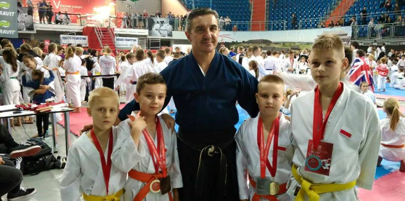 W Pucharze Europy Dzieci bardzo dobrze zaprezentowali się karatecy z Włocławka i okolic. Fot. Włocławski KKT