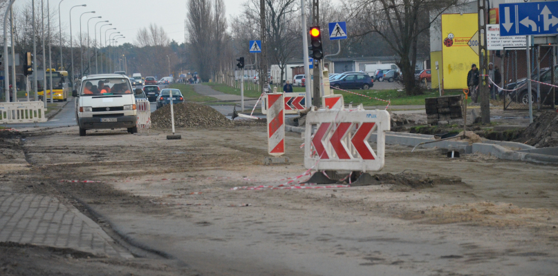 Roboty na ul. Polnej dobiegają końca. Fot. Natalia Seklecka