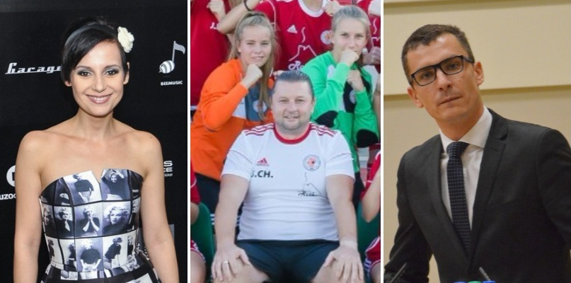 Swoimi postanowieniami podzieli się z nami m. in. (od lewej): piosenkarka Aneta Figiel, Jarosław Chwiałkowski z WAP, i Krzysztof Kukucki z SLD.Fot. archiwum DDWloclawek.pl