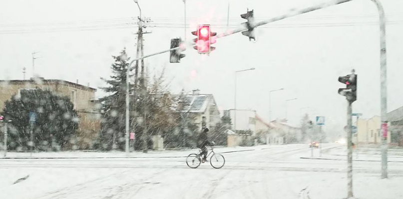 W tym tygodniu pisaliśmy m.in. o utrudnieniach na drogach z powodu opadów śniegu. fot. Łukasz Daniewski