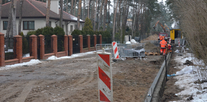 Budowa ulicy Zachodniej na wysokości Koralowej. Fot. DDWloclawek.pl