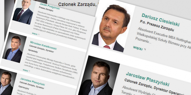 Obecnie zarząd ANWIL liczy dwie osoby. Fot: Screen anwil.pl