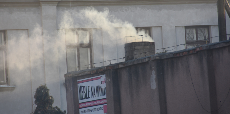 Czujnik jakości powietrza w Brześciu Kujawskim pojawił się w lutym. Fot. Natalia Seklecka