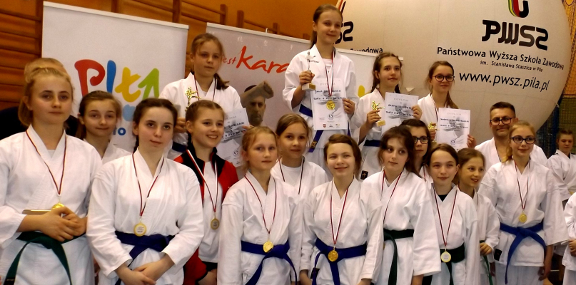 Karatecy zdobyli łącznie 26 medali,w tym 10 złotych. Fot. Nadesłane