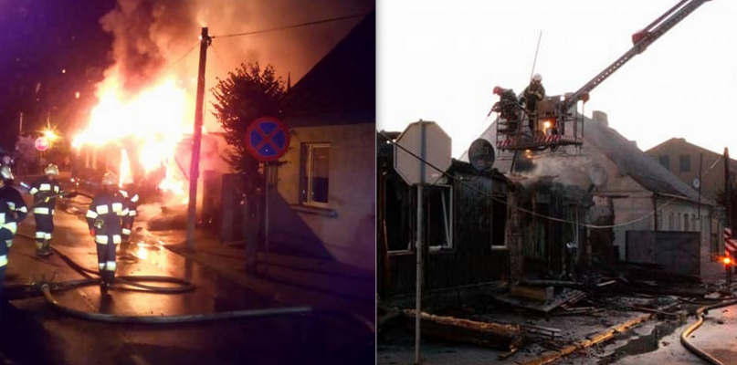 W akcji gaszenia pożaru brały udział jednostki z Ochotniczych Straży Pożarnych z Chodcza, Chocenia, Lubienia Kujawskiego, Błennej i Zalesia. W działaniach pomagali także strażacy z Komendy Miejskiej Państwowej Straży Pożarnej z Włocławka. Fot. OSP Chodecz
