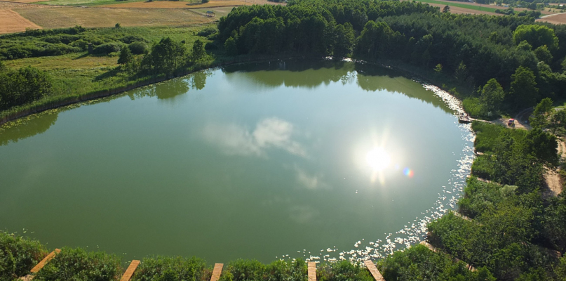 Łowisko "Rybie Oko' położone jest na Kujawach, około 25 km od Włocławka w malowniczej wsi Kępka Szlachecka na terenie 12-hektarowego gospodarstwa agroturystycznego. Fot. 'Rybie oko'