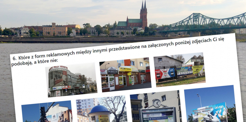 Ankieta jest złożona z 8 pytań ilustrowanych konkretnymi przykładami z miasta. Kolaż DDWloclawek/UM Włocławek