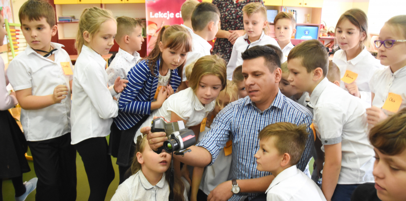 Pierwsze Lekcje ciepła we Włocławku odbyły się w Szkole Podstawowej nr 22 przy ul. Promiennej. fot. Łukasz Daniewski