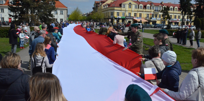 11 listopada odbędzie się m. in. przemarsz ze 100-metrowa flagą. Fot. Natalia Seklecka