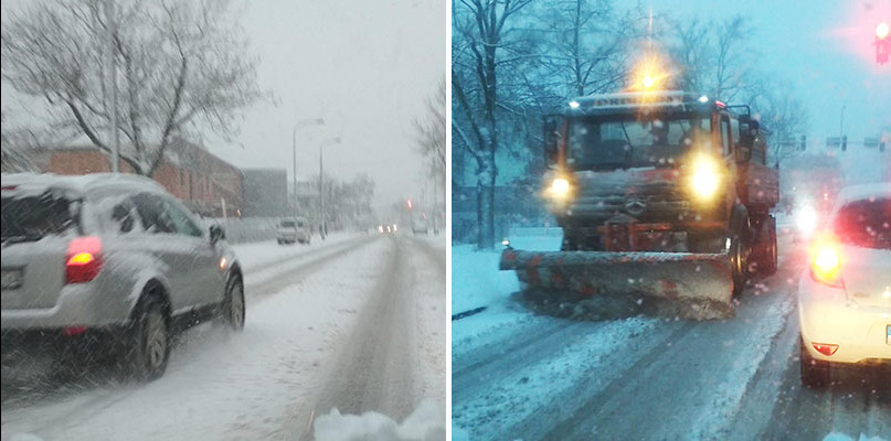 Zdjęcia przedstawiającą sytuację w mieście otrzymujemy od Czytelników. fot. nadesłane