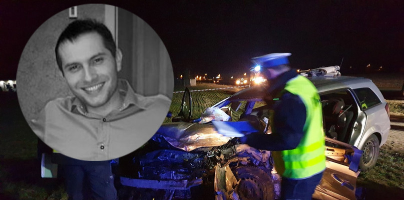 32-letni Artur zginą w wypadku w Jarantowicach. Fot. screen facebook.com/KMPWłocławek.pl
