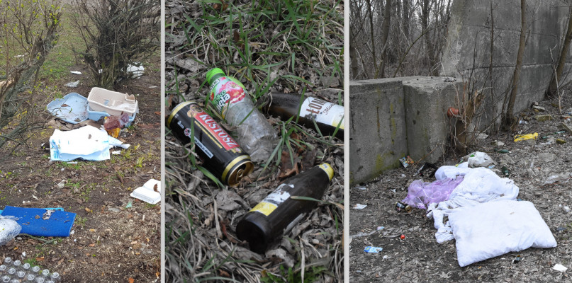 Mieszkańcy przysyłają nam zdjęcia śmieci zalegających w różnych częściach miasta. Fot. nadesłane