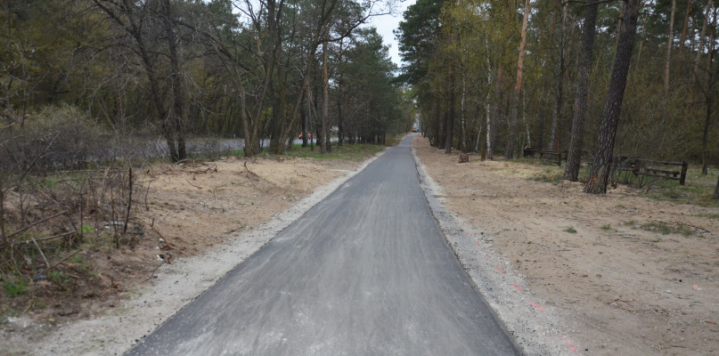 Nowy asfalt na trasie Falbanka - Michelin. Fot. DDWloclawek.pl