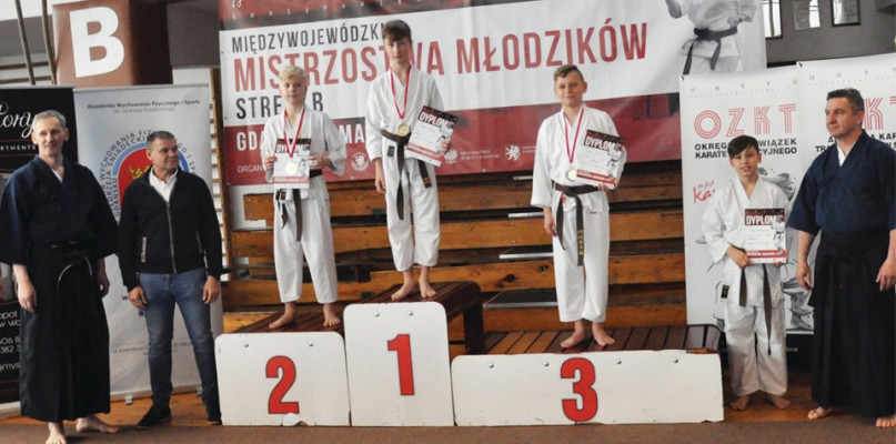 Wśród zawodników z województwa kujawsko-pomorskiego prym wiedli  karatecy z regionu. Fot. Nadesłane