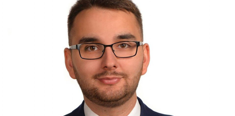 27-letni radny otrzymał nominację do startu w wyborach od Rady Wojewódzkiej SLD. Fot. nadesłane