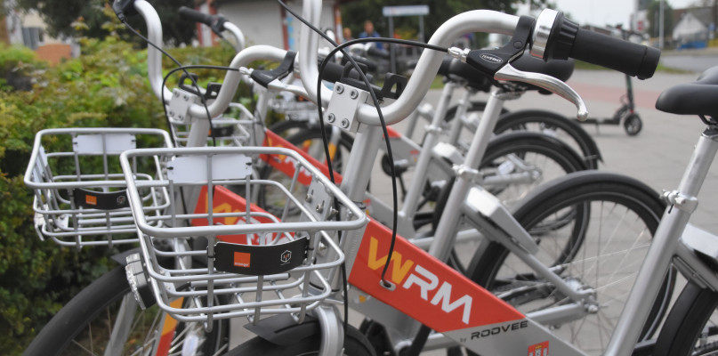 Z rowerów miejskich we Włocławku skorzystało już blisko 600 użytkowników. Fot. Natalia Seklecka
