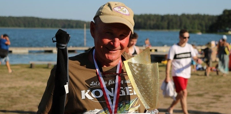Józef Zaborowski jest członkiem i jednocześnie wiceprezesem Wędkarskiego Klubu Sportowego "Wisła Włocławek". Fot. Nadesłane