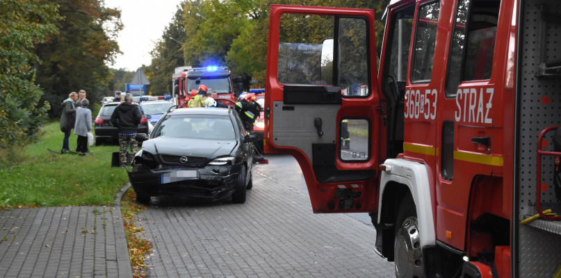 Do drugiego zdarzenia drogowego doszło z kolei na ulicy Włocławskiej w Szpelatu Górnym około godz. 7:30. Fot. Daniel Wiśniewski