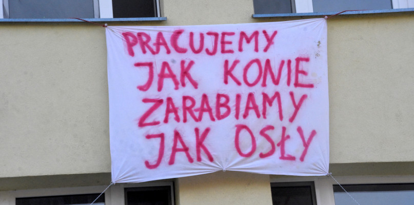 Transparent na DPS "Na Skarpie"/ Fot. DDWloclawek.pl