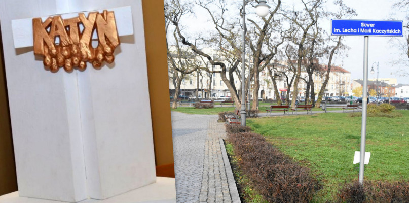 Pomnik, który stanie ma skwerze Kaczyńskich, ma  mieć 4 metry. Makieta pomnika dzięki uprzejmości społecznego komitetu budowy/fot. DDWloclawek.pl