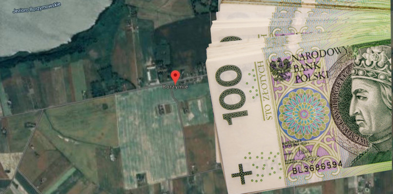 Gmina bierze się m.in. za rewitalizację terenu po PGR w Borzymiu i Choceniu. Fot. Google Maps/depositphotos