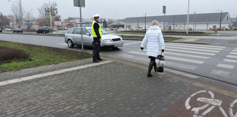 Większość mandatów dotyczyła łamania przepisów w okolicy przejść dla pieszych. Fot. KMP Włocławek