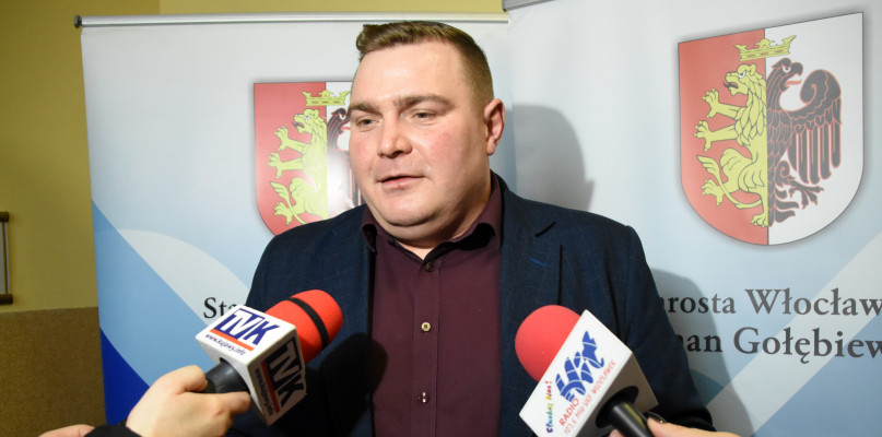 Miejsce Romana Gołębiewskiego w radzie powiatu włocławskiego zajął Jacek Ledzion z Adaminowa. Fot. Daniel Wiśniewski