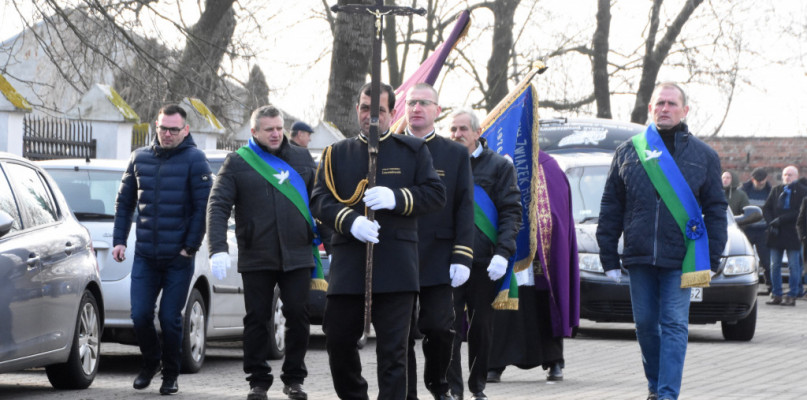 Pogrzeb Krzysztofa Michałowskiego odbył się w sobotę (15 lutego) o godz. 13. w Kowalu. Fot. DDWłocławek