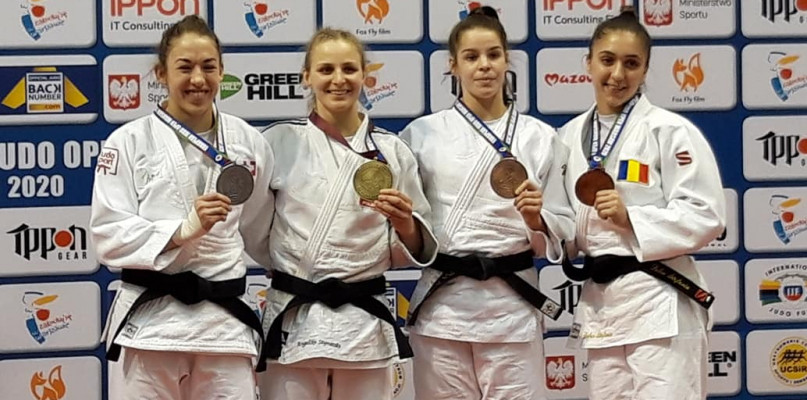 W gronie Polaków walczących o kwalifikacje olimpijskie znalazła się Angelika Szymańska. Judoczka MKS Olimpijczyk Włocławek sięgnęła po złoto jako pierwsza. Fot. Nadesłane