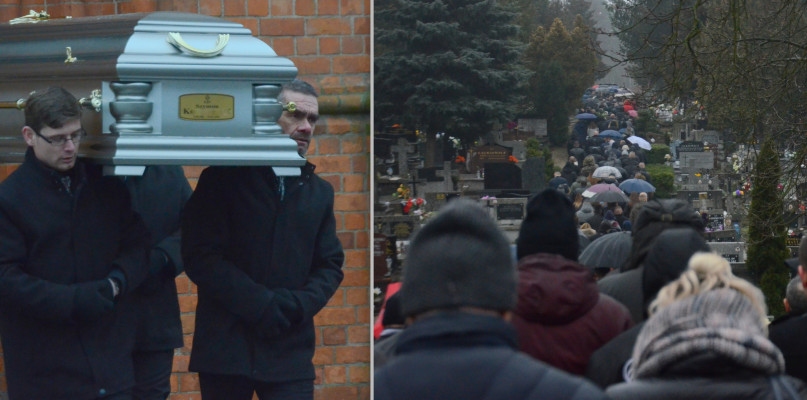 38-latek został pochowany na cmentarzu komunalnym. Fot. Natalia Seklecka