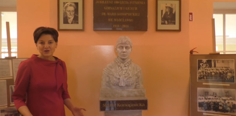 Liceum im. Marii Konopnickiej promuje się filmem fot. screen YouTube