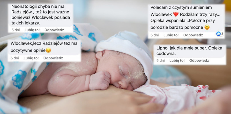 Włocławskie mamy oceniły w internecie okoliczne porodówki. Fot. depositphotos/Facebook