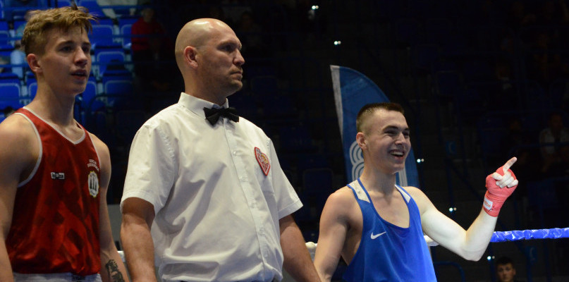 Mistrzem Polski w swojej kategorii wagowej został Oliwier Rogiewicz z Championa Włocławek. Fot. Natalia Seklecka