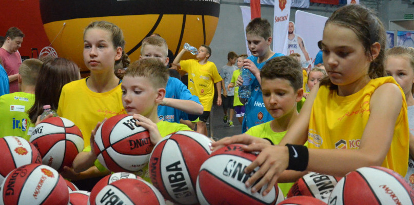 W Hali Mistrzów organizowane były już zajęcia dla najmłodszych koszykarzy. W 2018 roku odbył się tam Marcin Gortat Camp. Zdjęcie ilustracyjne. Fot. Daniel Wiśniewski