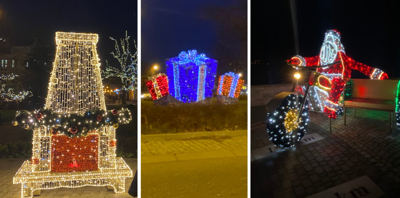 W mieście jest coraz więcej świątecznych iluminacji. Fot. Natalia Seklecka