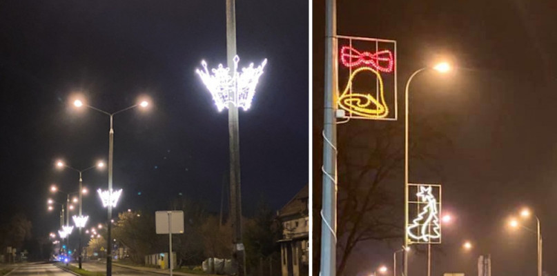 Włocławek ma iluminacje nie tylko w centrum miasta. Fot. Urząd Miasta Włocławek