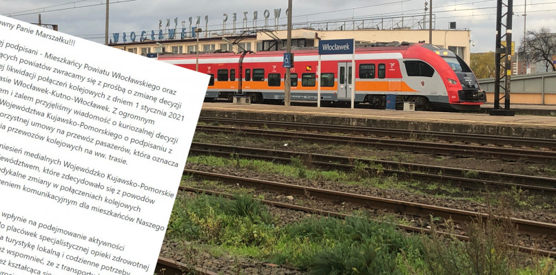 Jest petycja w sprawie pociągów osobowych na linii Włocławek-Kutno. Fot. Natalia Seklecka/petycjeonline.com