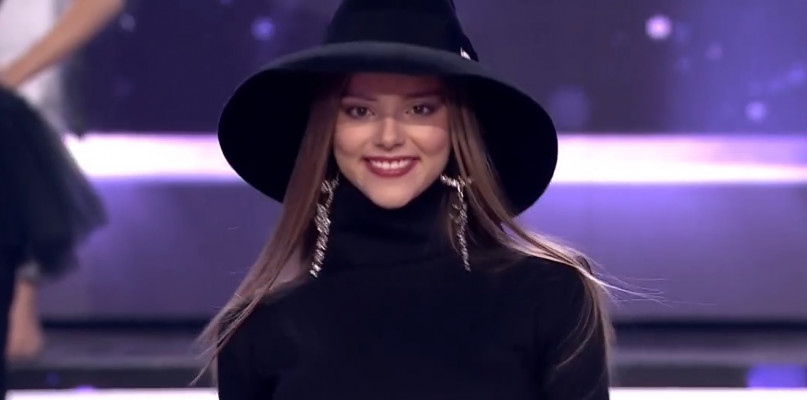 Tak 17-letnia włocławianka zaprezentowała się w konkursie Miss Polski Nastolatek. Fot. Super Polsat