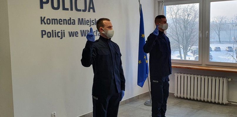 Włocławek: Komenda zatrudniła dwóch nowych policjantów. Fot. KMP Włocławek