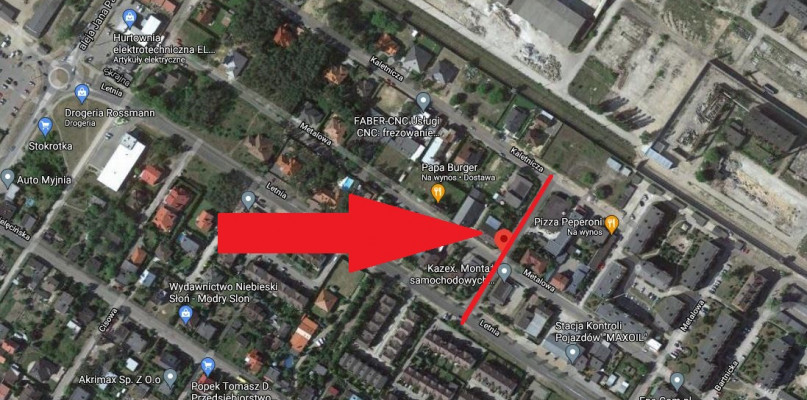 Przebudowa i przedłużenie ul. Szewskiej dofinansowane z rządowego Funduszu Rozwoju Dróg. Fot. Google Maps