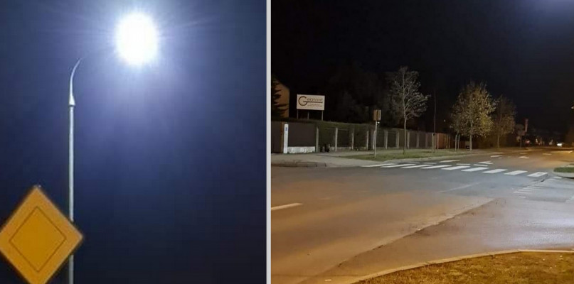 Nowe oświetlenie pojawiło się na 43 przejściach dla pieszych. Fot. Facebook Krzysztof Kukucki