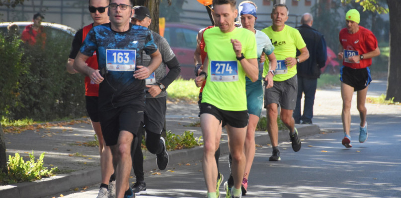 Tegoroczna edycja półmaratonu ponownie odbyła się ulicami Włocławka.Fot. Grażyna Sobczak