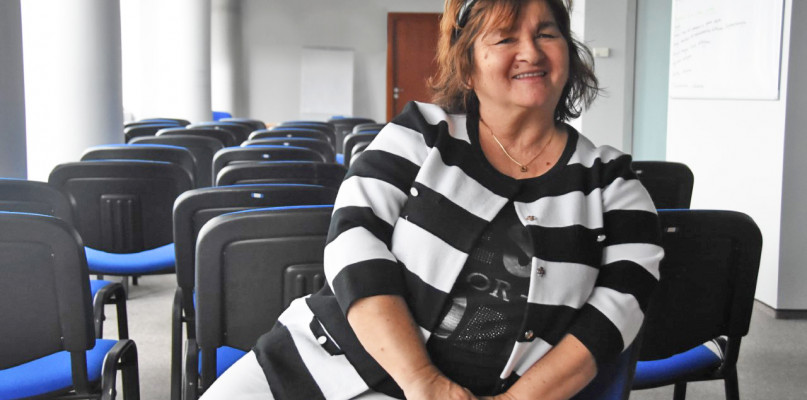 Elżbietą Złowodzką-Jetter, właścicielka ośrodka szkoleniowego i poradni psychologiczno-pedagogicznej NOE Edu-Jetter. Fot. DD. 