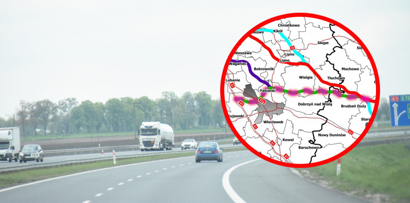 Rusza tworzenie dokumentacji dla drogi S10, która będzie łączyć się z autostradą A1 w rejonie Włocławka. Fot. archiwum  DDWloclawek.pl/GDDKiA