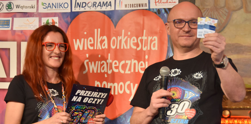 WOŚP Włocławek: Na aukcję trafiły karnety na mecze Anwilu w sektorze VIP. Fot. Grażyna Sobczak