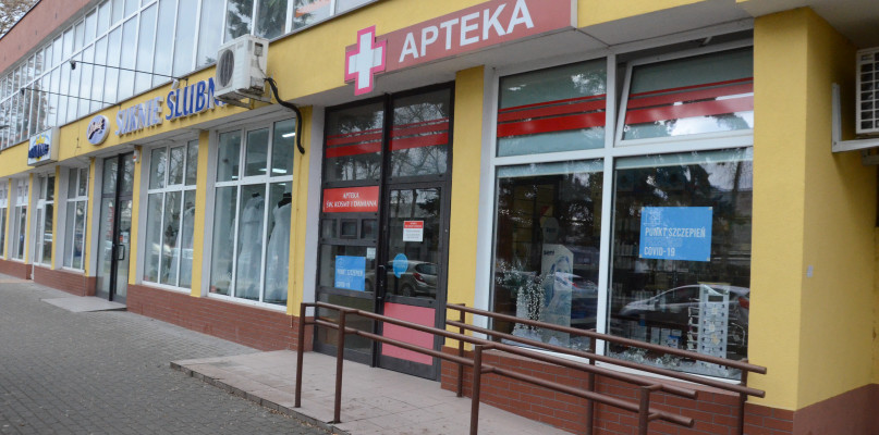 We Włocławku od dziś (piątek, 28 stycznia) darmowe testy na covid-19 wykonuje Apteka Świętych Kosmy i Damiana przy ul. Wienieckiej 34. Fot. DD.  